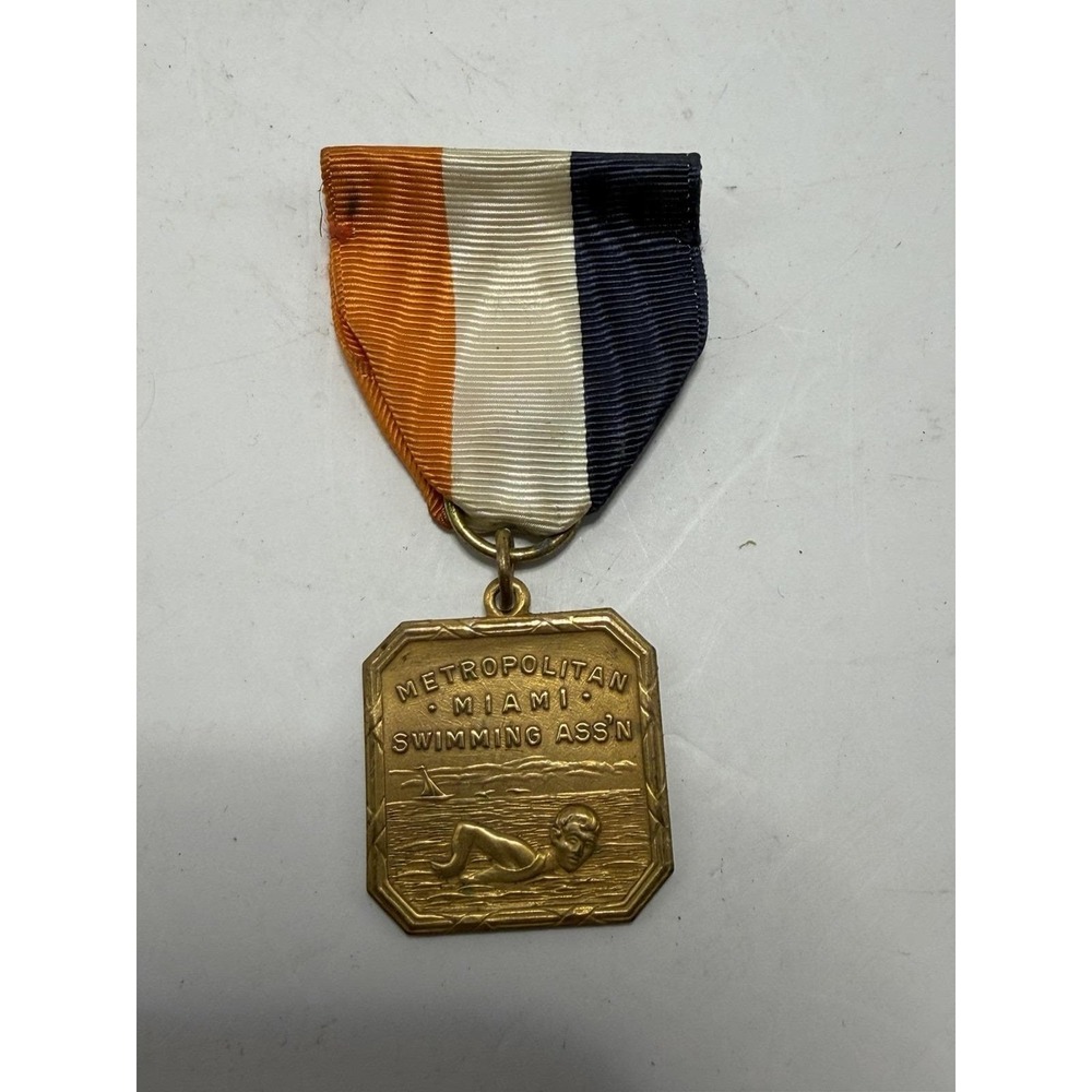 1958 Miami International Age‎ Group Swimming Meet Champion Medal